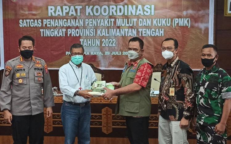 Pemprov Kalteng Catat 739 Kasus PMK