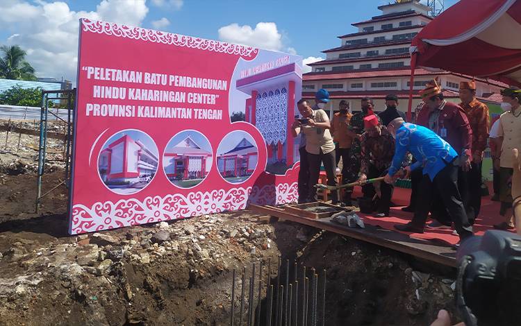 Pembangunan Auditorium Hindu Kaharingan Center dan Balai Basarah Induk Dimulai