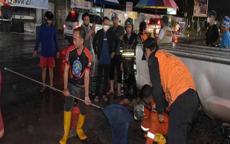 Bangunan Menutup Drainase Penyebab Banjir Saat Hujan di Palangka Raya