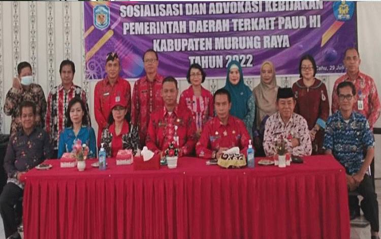 Disdikbud Murung Raya Sosialisasi dan Advokasi Kebijakan Penyelenggaraan PAUD HI
