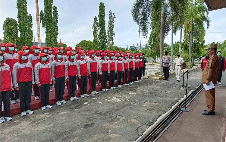 Sekda Seruyan Buka Pendidikan dan Pelatihan Calon Anggota Paskibra