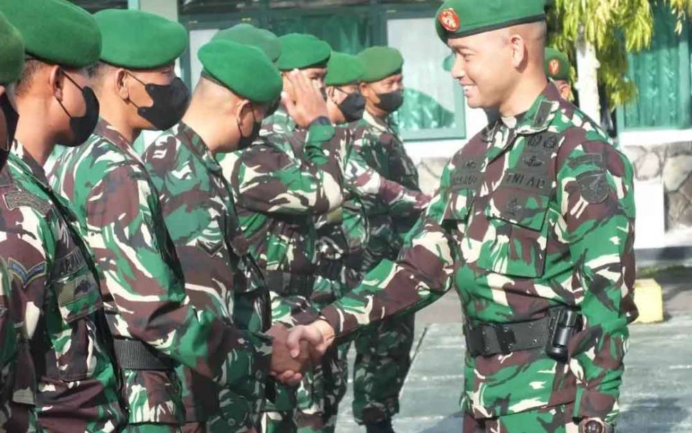Dandim Pangkalan Bun Pimpin Upacara Korps Raport Pindah Satuan
