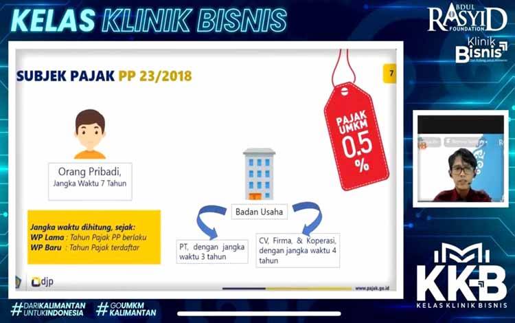 Pelaku UMKM Tidak Perlu Takut dengan Pajak