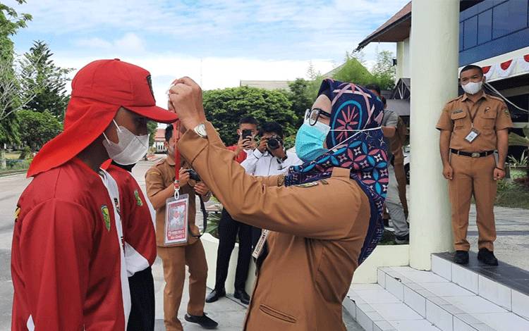 Ini Pesan Sekda Palangka Raya untuk Anggota Paskibra HUT RI ke-77