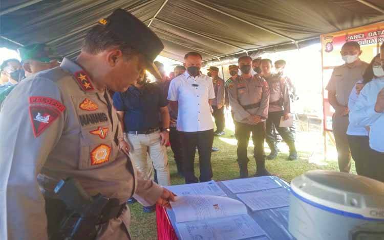 6 Program Prioritas 2022, Kapolda Kalteng Cek Kesiapan Personel dan Sarpras