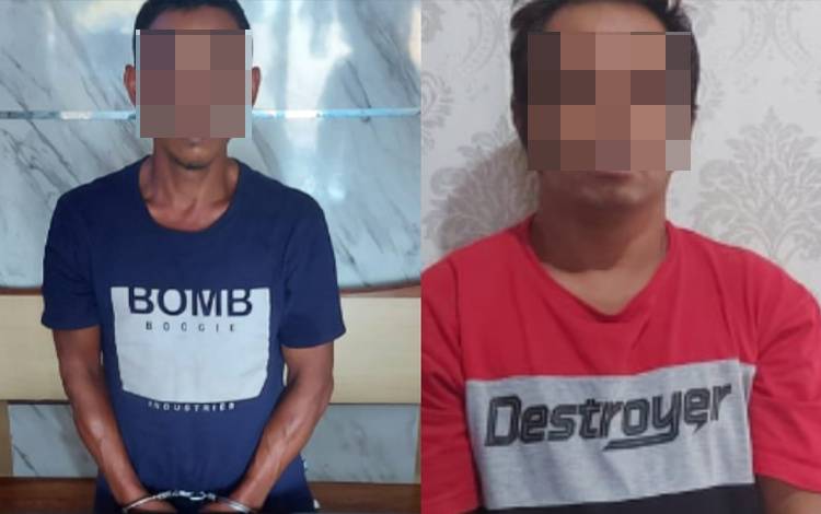 Polsek Parenggean Tangkap 2 Orang Terduga Pengedar Sabu