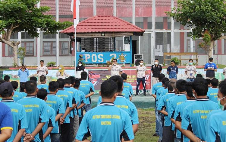 Semarakkan HDKD ke-77, Rutan Tamiang Layang Gelar Porseni