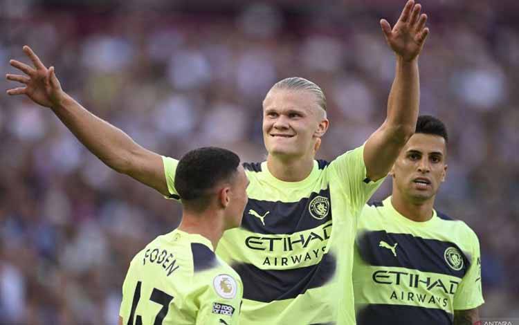 Haaland Borong 2 Gol, Manchester City Kalahkan West Ham United