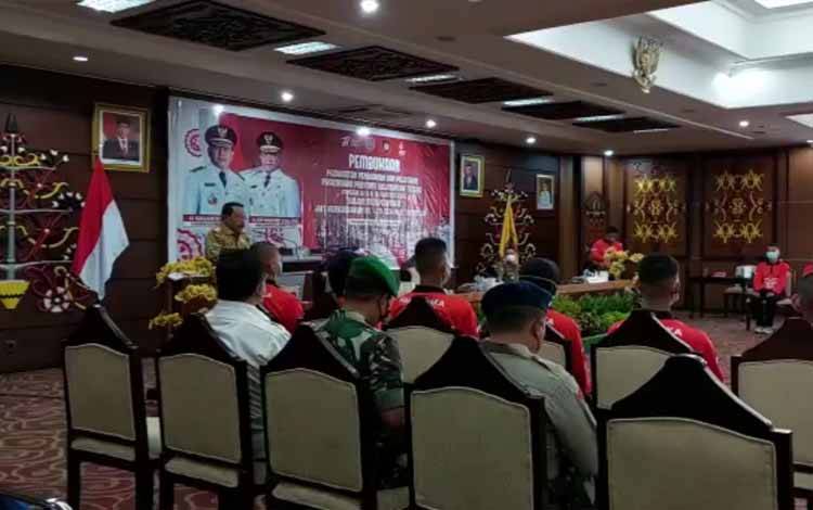 Buka Diklat Paskibraka, Sekda Kalteng Ingatkan Moto Paskibraka