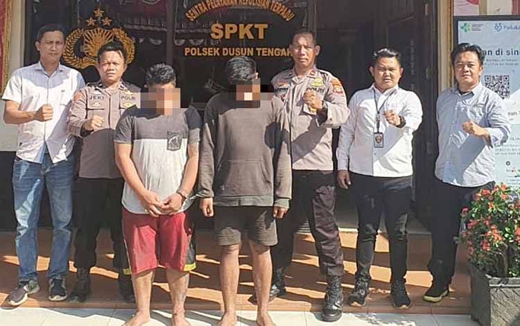 Polsek Dusun Tengah Tangkap Pelaku Pemalakan di Jalan Lintas Provinsi