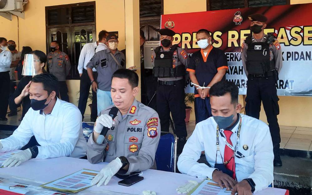 Polres Kobar Bekuk Pencuri Ponsel di Toko Buah