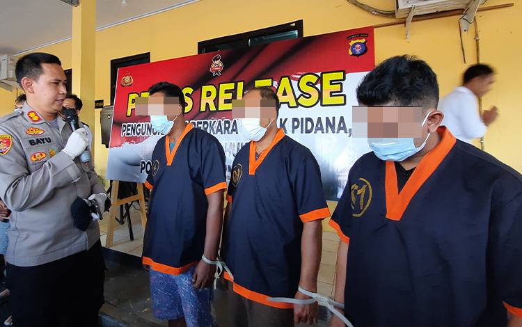 Anggota Polres Kobar Tangkap 3 Komplotan Budak Sabu?