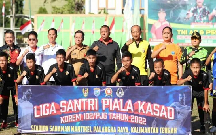 Kapolda Kalteng Buka Turnamen Liga Santri Piala Kasad 2022