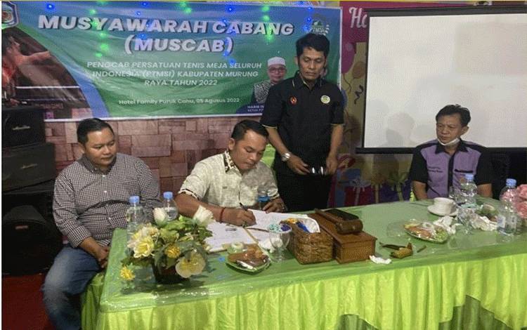 Bupati Murung Raya Minta Ketua PTMSI Mampu Dorong Prestasi