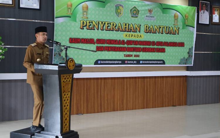 Wali Kota Palangka Raya Apresiasi ASN Beri Zakat