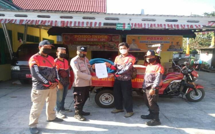 Polsek Pahandut Gandeng TSAK untuk Antisipasi Karhutla