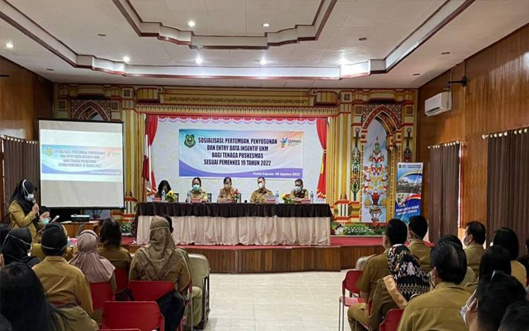 Dinkes Kapuas Sosialisasikan Penyusunan dan Entry Data Insentif UKM Bagi Puskesmas
