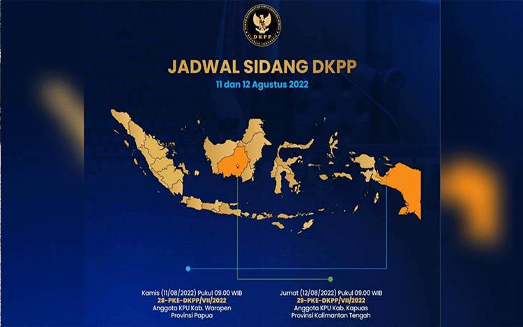 PENGUMUMAN: DKPP Gelar Sidang Pemeriksaan Dugaan Pelanggaran Kode Etik Anggota KPU Kapuas Hari Ini