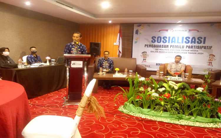 Bawaslu Kotim Sosialisasi Pengawasan Pemilu Partisipatif