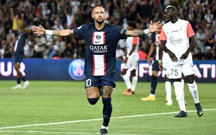Neymar dan Mbappe Pimpin PSG Gulung Montpellier 5-2