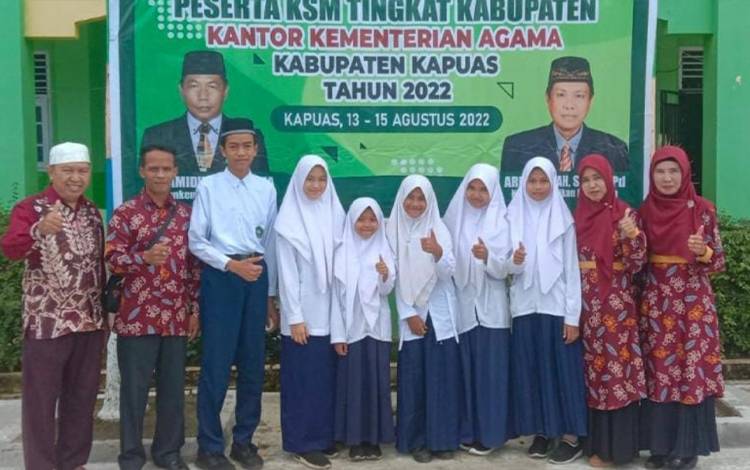MTsN 2 Kapuas Kirim 6 Pelajar Ikuti KSM Tingkat Kabupaten
