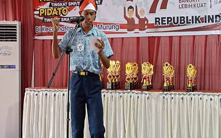 Tingkatkan Jiwa Nasionalisme Generasi Muda, Kecamatan Kapuas Murung Gelar Lomba Ini