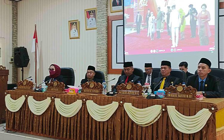 DPRD Seruyan Gelar Paripurna Istimewa?Dengarkan Pidato Kenegaraan Presiden