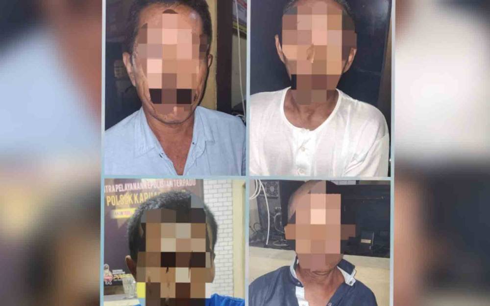 Main Judi Kartu Remi, 4 Orang Diamankan Polsek Kapuas Timur