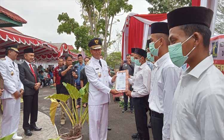 50 WBP Lapas Kelas III Sukamara Terima Remisi Kemerdekaan