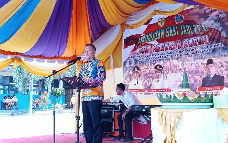 Bupati Gunung Mas Apresiasi Kemajuan SMPN 1 Kurun