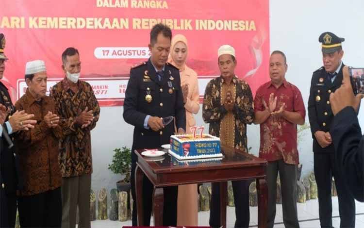 Hadirkan Purna Bakti ASN, Rutan Kapuas Gelar Syukuran Sambut HDKD ke 77