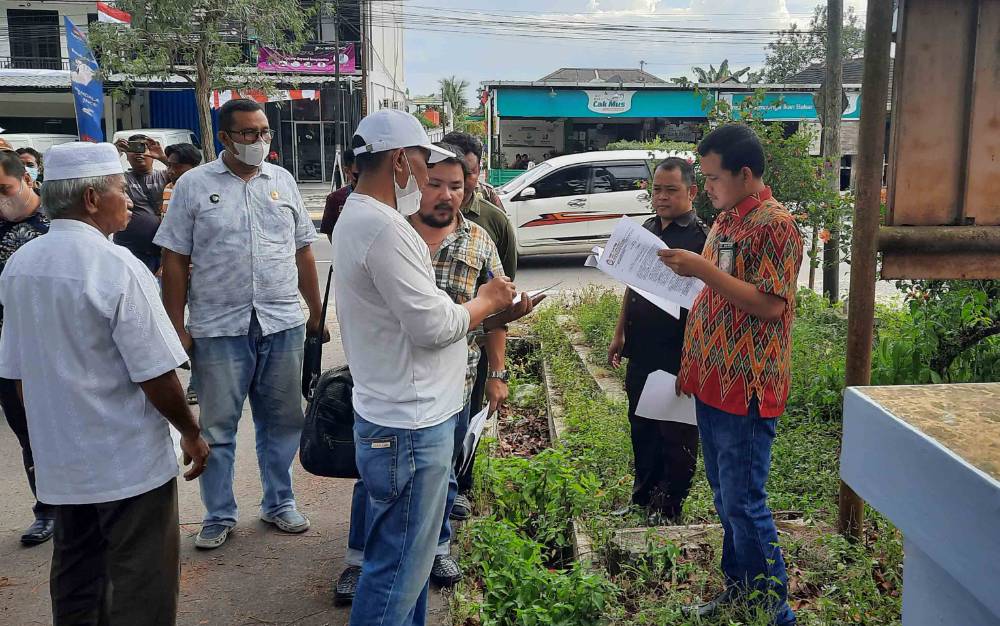 PN Pangkalan Bun Gelar Sidang Pemeriksaan Setempat Sengketa Lahan Kantor Kelurahan Madurejo