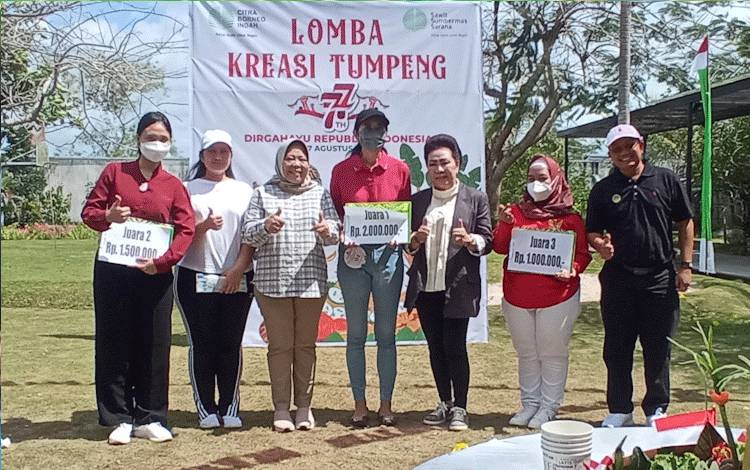 Puluhan Karyawan CBI Group Ikut Lomba Tumpeng, Ini yang Juara