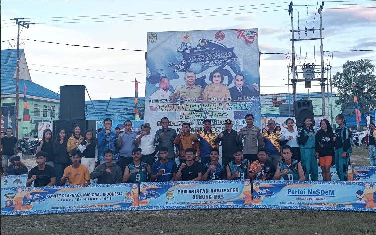 Ketua PBVSI Gunung Mas Umumkan Atlet Bola Voli yang Maju ke POPPROV 2023