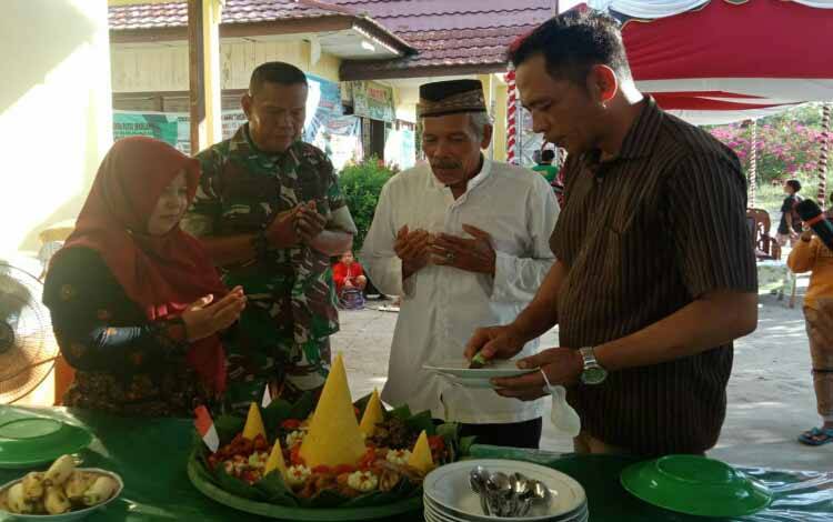 Danramil Bukit Batu Ajak Warga Jaga Rasa Nasionalisme dan Patriotisme