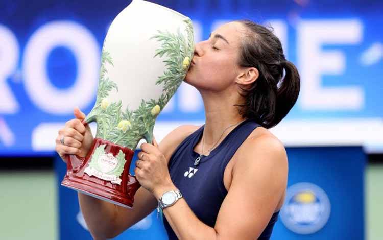 Caroline Garcia Juara di Cincinnati Setelah Tumbangkan Kvitova