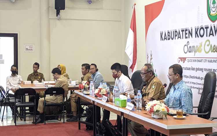 Kemajuan Bidang Komunikasi dan Informatika Kotim Diapresiasi Kemenkominfo