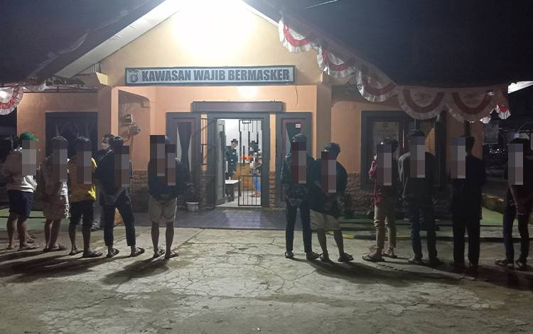 14 Remaja dan Pemuda Digiring Satpol PP ke Mapolsek Dusun Timur