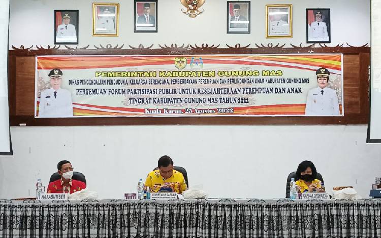 Pemkab Gunung Mas Gelar Pertemuan Forum PUSPA
