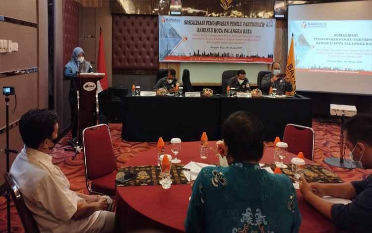 Awali Tahapan Pemilu 2024, Bawaslu Palangka Raya Sosialisasi Pengawasan Partisipatif