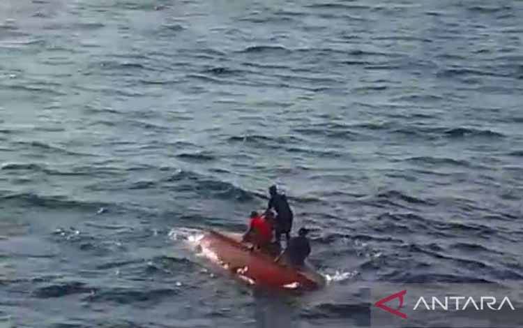 Basarnas Banjarmasin Masih Cari 11 Awak Kapal Muatan Semen Tenggelam