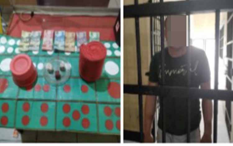 Sempat Melarikan Diri Saat Digerebek, Bandar Judi Dadu Gurak di Katingan Ini Akhirnya Ditangkap