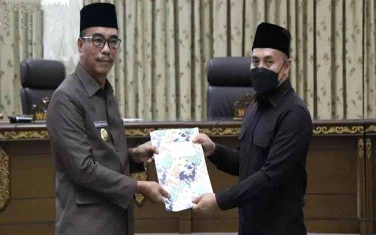 Pemkab Barito Utara Sampaikan Rancangan Perubahan KUA/PPAS 2022