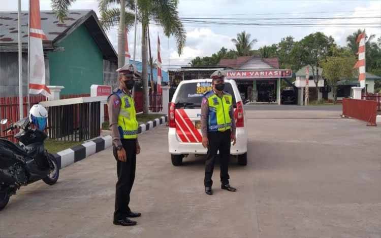 Satlantas Polres Kapuas Lakukan Patroli ke Sejumlah SPBU, Ini Tujuannya