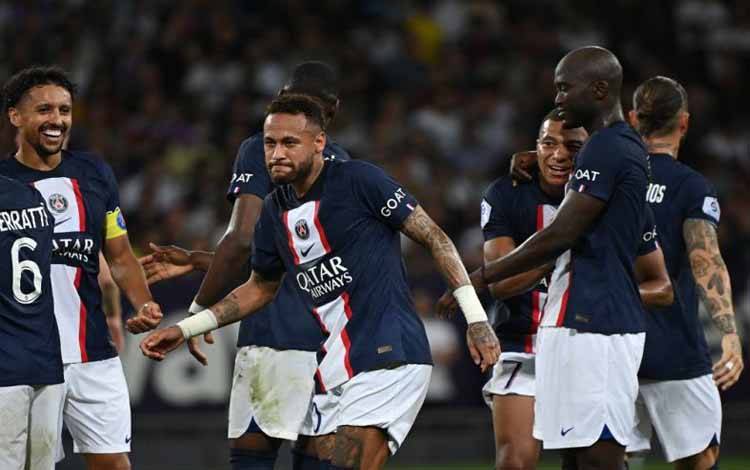 Neymar dan Mbappe Cetak Gol saat PSG Gulung Toulouse 3-0