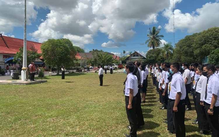 Sri Suwanto Tutup Pelatihan Dasar CPNS Kalteng Gelombang I