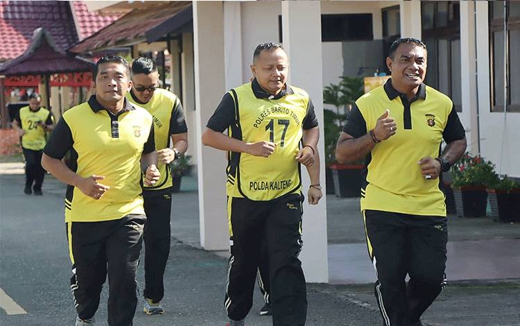 Kapolres Barito Timur Pimpin Tes Kesamaptaan Jasmani Berkala