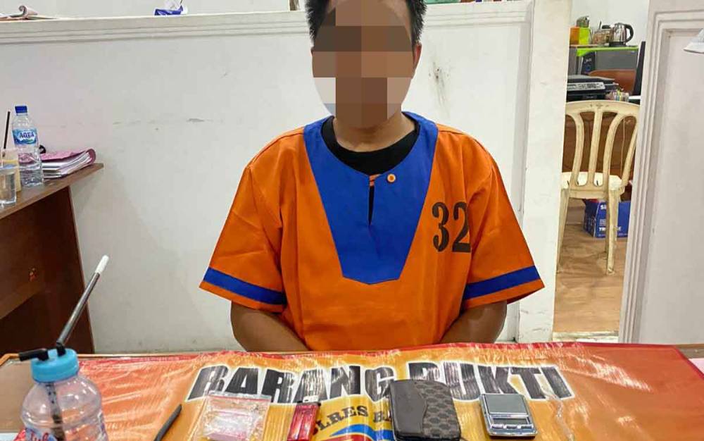 Seorang Terduga Pengedar Sabu di Barito Utara Ditangkap