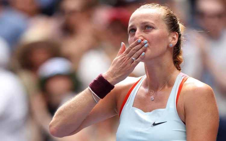 Kvitova ke 16 Besar US Open Setelah Bangkit Kalahkan Muguruza