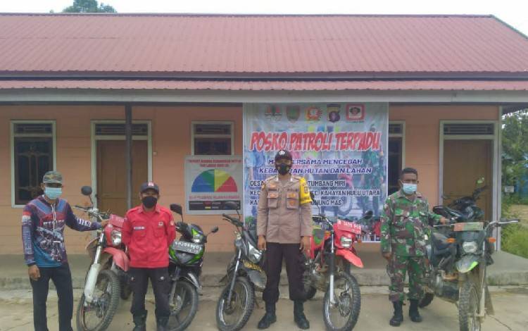 Begini Cara Tim Gabungan di Kecamatan Kayahan Hulu Utara Cegah Karhutla